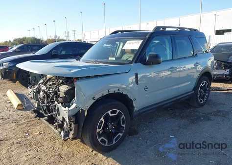 2024 Ford Bronco Sport Outer Banks из США, поврежденный, VIN 3FMCR9C60RRF29691